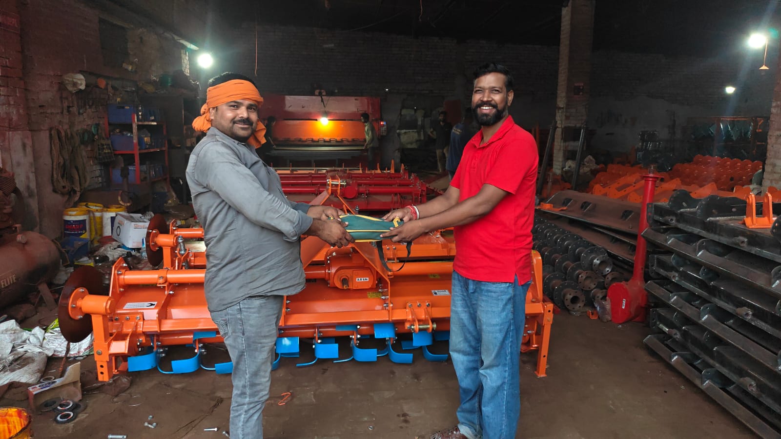 ARV Rotavator delivery to happy farmer Punjab